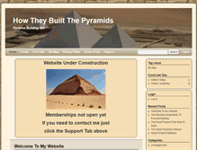 Tablet Screenshot of howtheybuiltthepyramids.com